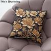 Luxury Vintage Lotus Cloud Pillow Covers Pattern Cushion Cover Suitable for Sofa Bedroom Car Pillow Cover