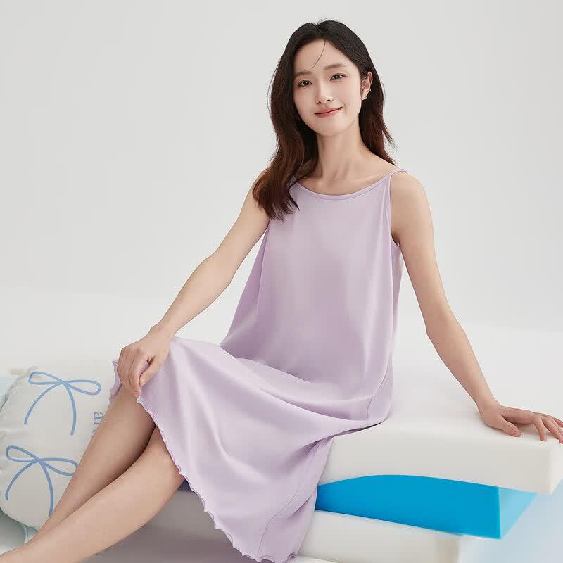 Women s Pure Cotton Sleeveless Nightgown 165