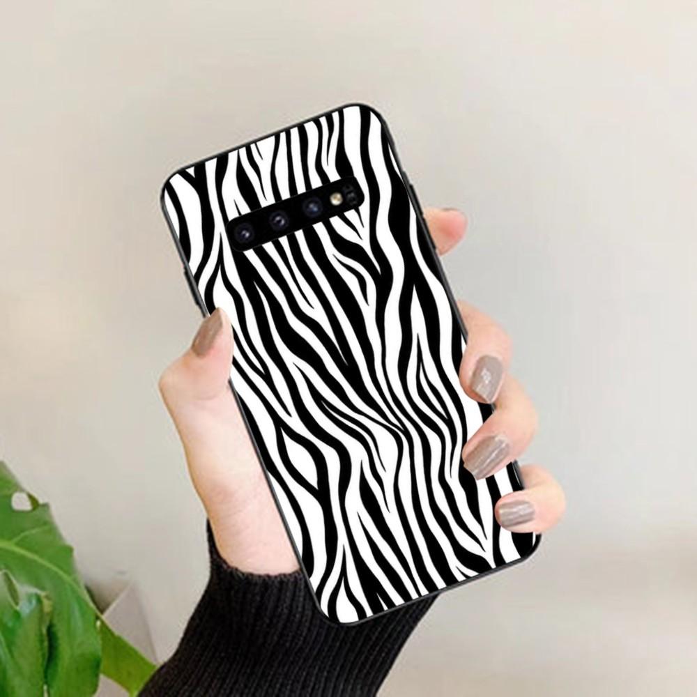 Fashion Zebra Print Phone Case For Samsung S 9 10 20 21 22 23 30 23plus Lite Ultra FE S10lite Fundas