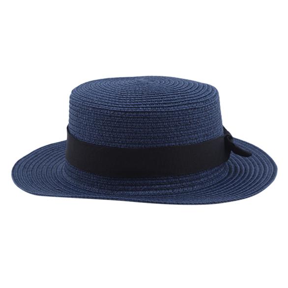Buy British Style Retro Straw Hat Flat 