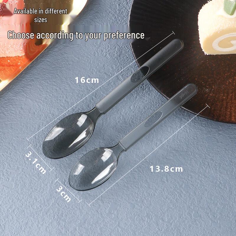 Jingzhou Disposable Black Plastic Spoons