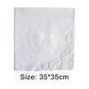 12 Pcs White Wedding Handkerchiefs 13.78 Inch Embroidery DIY Soft Classic Ladies Hanky