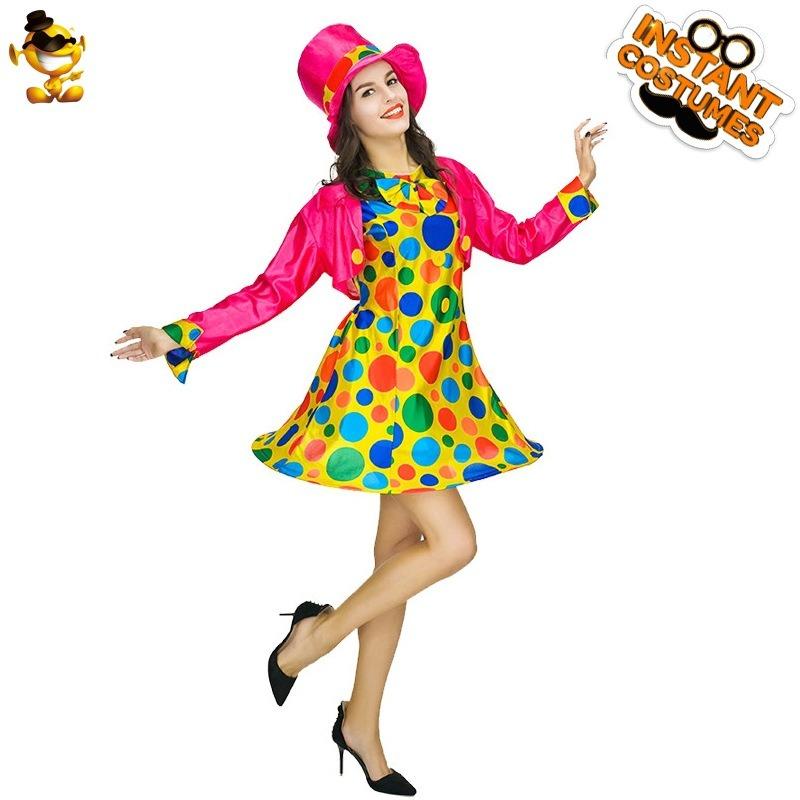Masquerade party clothes stage clothes halloween cosplay costumes female clown costumes