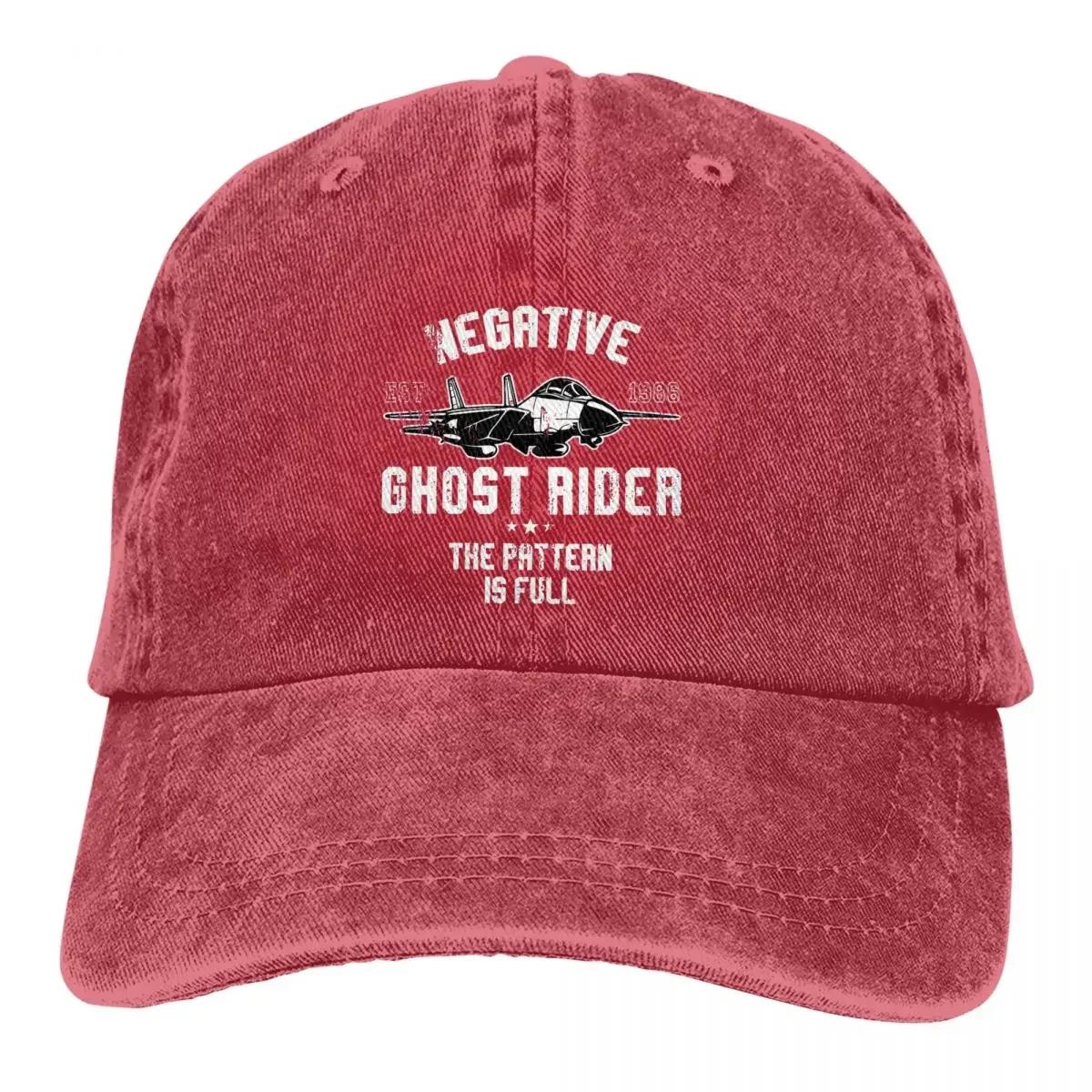 

Летняя кепка с солнцезащитным козырьком Negative Ghost Rider Hip Hop Кепки Top Gun Maverick Goose Film Cowboy Hat Peaked Trucker Dad Hats Adjustable