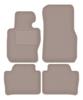 Beige velours vloermatten voor: BMW 3 F30 sedan xDrive (2012-2019)
