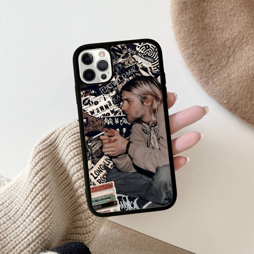 

Classic Hot Band N-Nirvanas Rock PC+TPU Shockproof Protective Phone Case For IPhone17 14 15 16 Pro Max 13 12 11 17 Air iPhone 15
