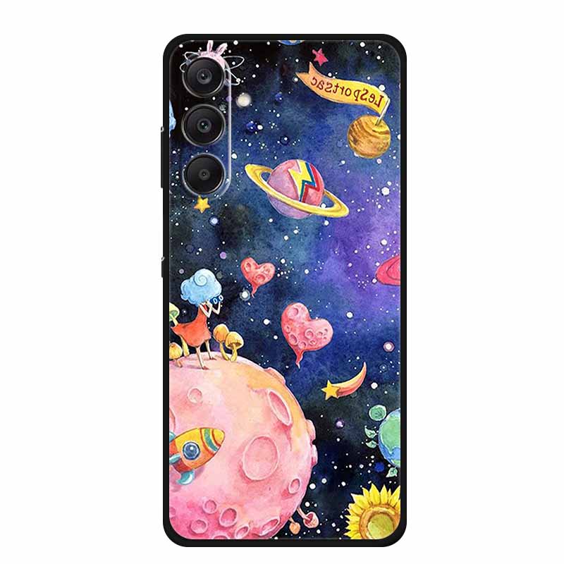 For Samsung Galaxy A36 5G Case Soft Silicone Cover Black Bumper TPU Phone Cases For Samsung A36 Case A 36 5G Funda Back Cover