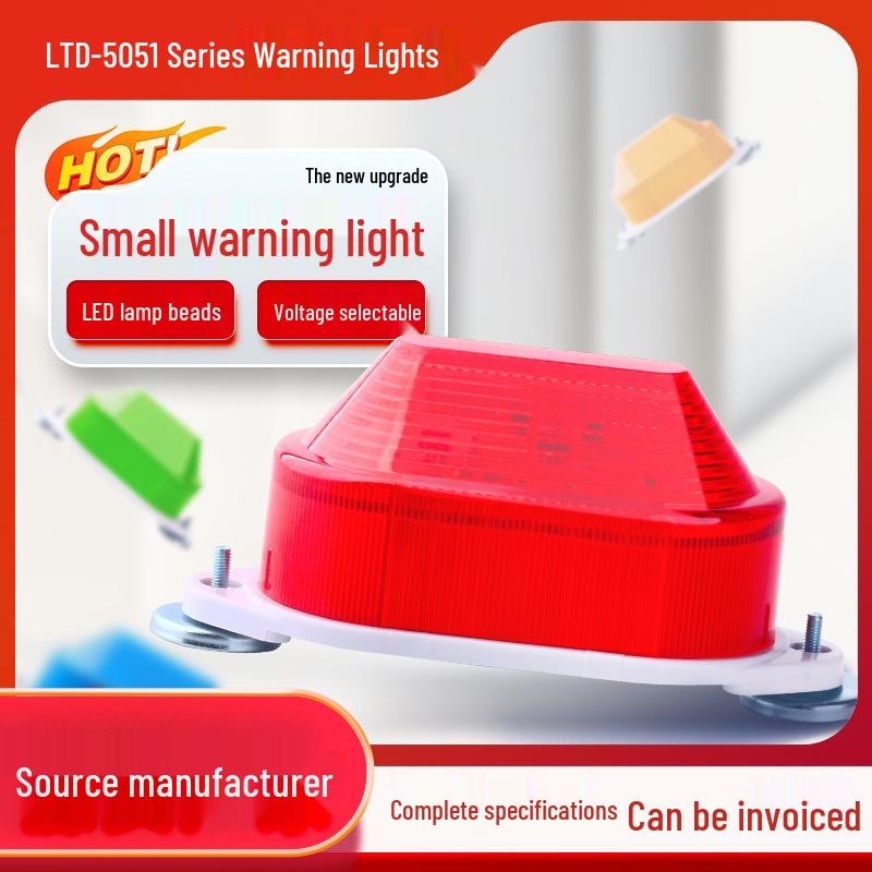 

Magnetic LED Warning Strobe Light, 12V/24V/220V, Vehicle-Mounted, Anti-Collision, Super Bright Red Steady Silent (12V)