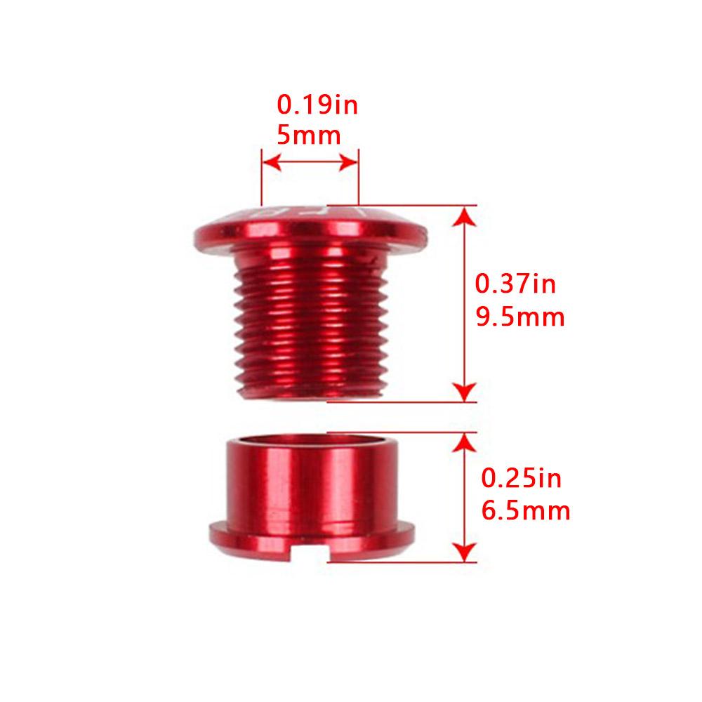 4Pcs High Quality Road Bike Accessories MTB Bicycle Chainring Wheel Bolt Disc Screw Cycling Crankset Parts Chainwheel Screws