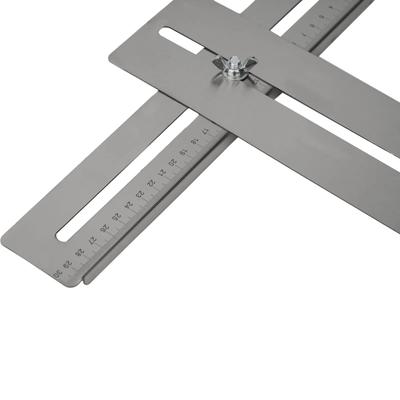 Medición de dimensiones y distancia – Reglas y triángulos de metal