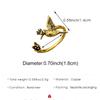 New Arrival Silver Gold Tree Branch Golden Birds Open Rings For Women Female Ring