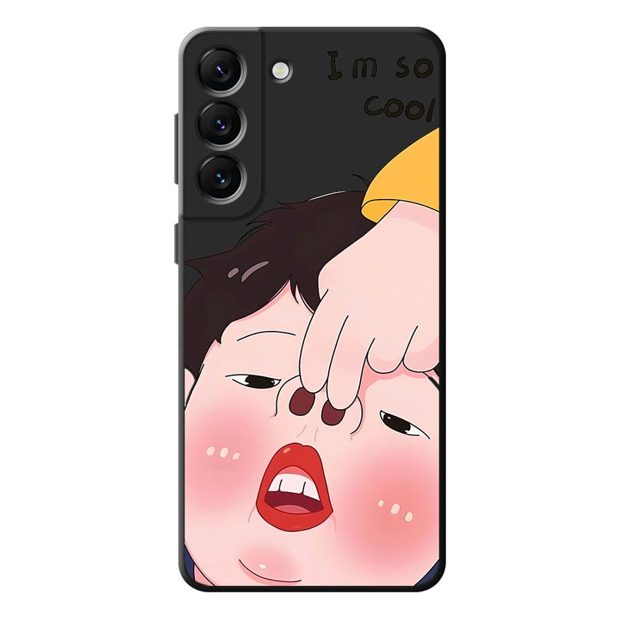 Funny Cute Girl Boy Design Phone Case for Samsung Galaxy S24 Ultra S21 5G S22 Plus S23 Ultra S21 FE S20 S23 FE S21 Silicone