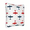 1Pc Raf Spitfire Airplane Pattern Decorative Pillowcase – Soft, Machine Washable, Zipper Closure, Contemporary Style For Living