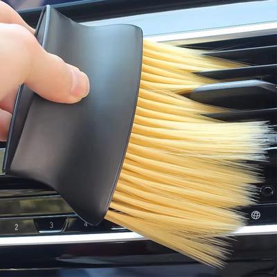 Bilrengöring Mjuk Borste Instrumentbräda Luftutblås Detaljering Sopning Damm Verktyg För Volvo XC90 XC60 V50 S60 V70 V60 V40 S90 olestar A