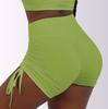 Women's High Waist Peach Lift Yoga Shorts – European/American Summer Style