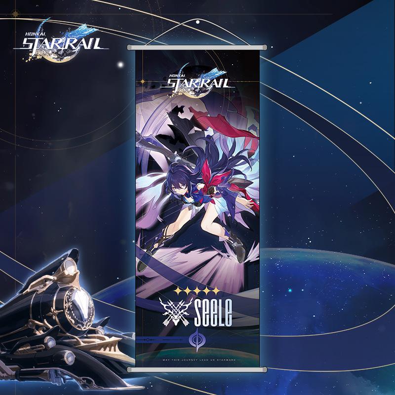 Honkai Star Rail Painting Collection Poster Wall Hanging Anime Art Room Decor