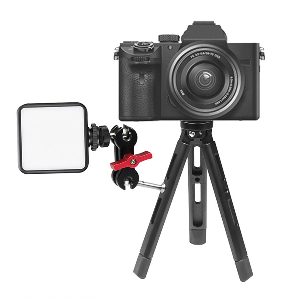Brand New Articulating Magic Arm Dual Ballhead 1/4" Screw for DSLR Camera DV Monitor LED Video Light Tripod Live Hotshoe Bracket