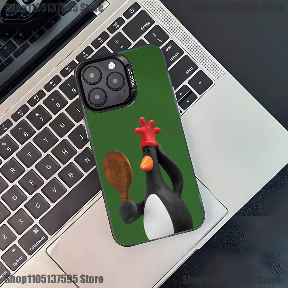 Funny Feathers McGraw Phone Case For iPhone 17,16,15,14,13,12,11,Pro,XS,Max,Plus,Mini,SE4,E Black Matte Shockproof Cover