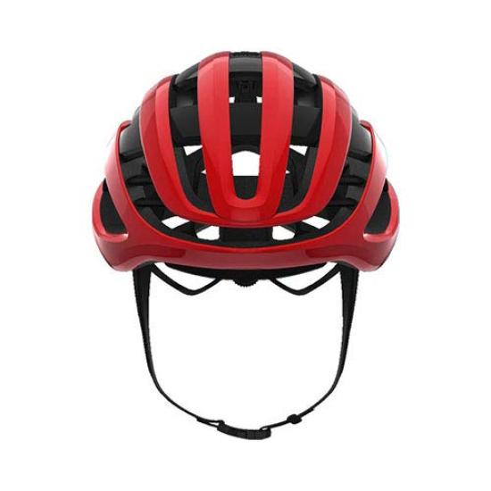 ABUS Made in Italy Bicycle Helmet Road Bike Road Helmet AIRBREAKER JCF Certified Adult Size L Blaze Red L Japanese (58-62cm, 230g) [Official Product]