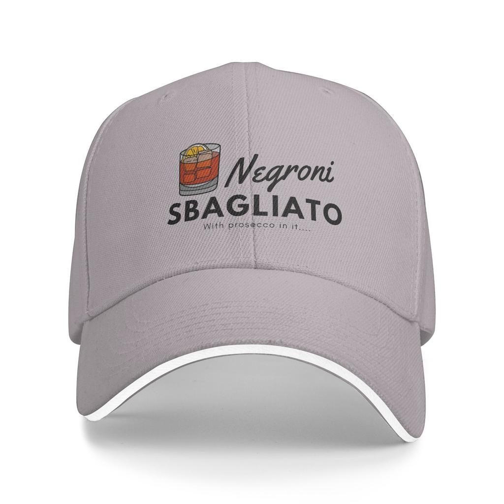 Negroni Sbagliato Sun Baseballkappe Sommer Paar Damen Druck Trucker-Kappe Verstellbar Lässig Outdoor Fitnessstudio Baseballkappen