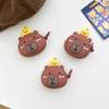 Süßes orangefarbenes Capybara für AirPods Pro 1 Schutzhülle Cartoon 1. Generation Dritte Generation Apple Bluetooth Headset Hülle