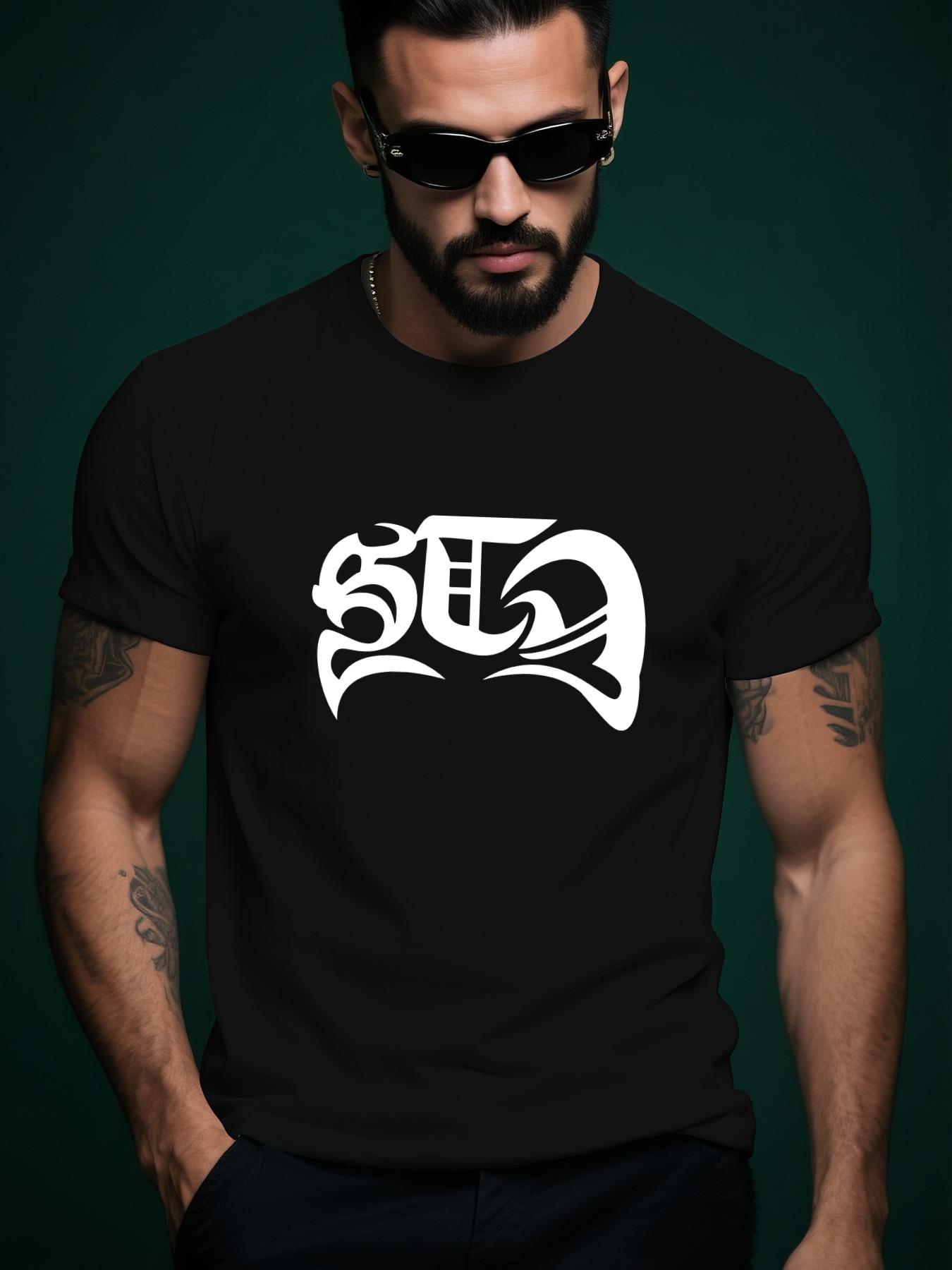 Retro Streetwear Graphic Tshirt Graphic Tee - Casual Crew... M