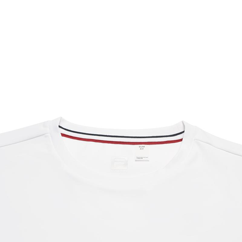 Fila Tennis Simple Classic Casual Slim Fit Knitted Long Sleeve T-Shirt Women Tops Jade-White A11W543206FWT