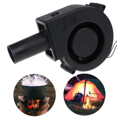 Přenosný ventilátor na grilování DC 12V 0.07A 3300R/Min Vzduchový turbo ventilátor s vzduchovodem pro grilování, piknik, kempování, oheň, dřevěné uhlí S