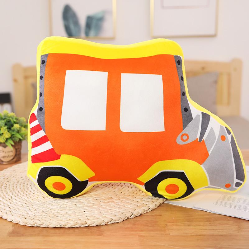 Children Car Pillow Cushion Plush Toy Helicopter Train Fire Truck Doll Ragdoll Boy Girl