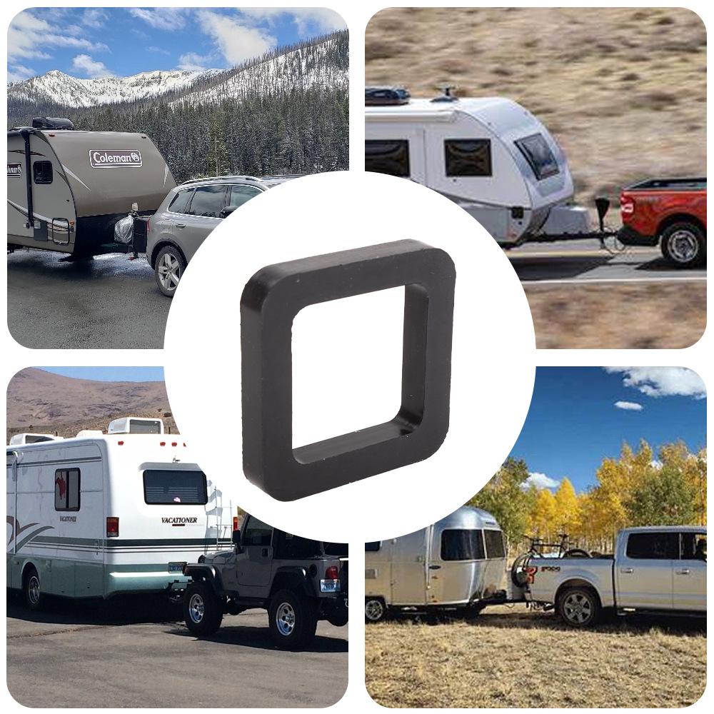 Trailer Hook Buffer Pad Noise Reduction Suspension Receiver Noise Elimination Silencer Pad 2inch Hook Buffer Rubber Pad