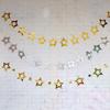 Hollow Five-pointed Star Paper Garland For Birthday Christmas Party Decorations