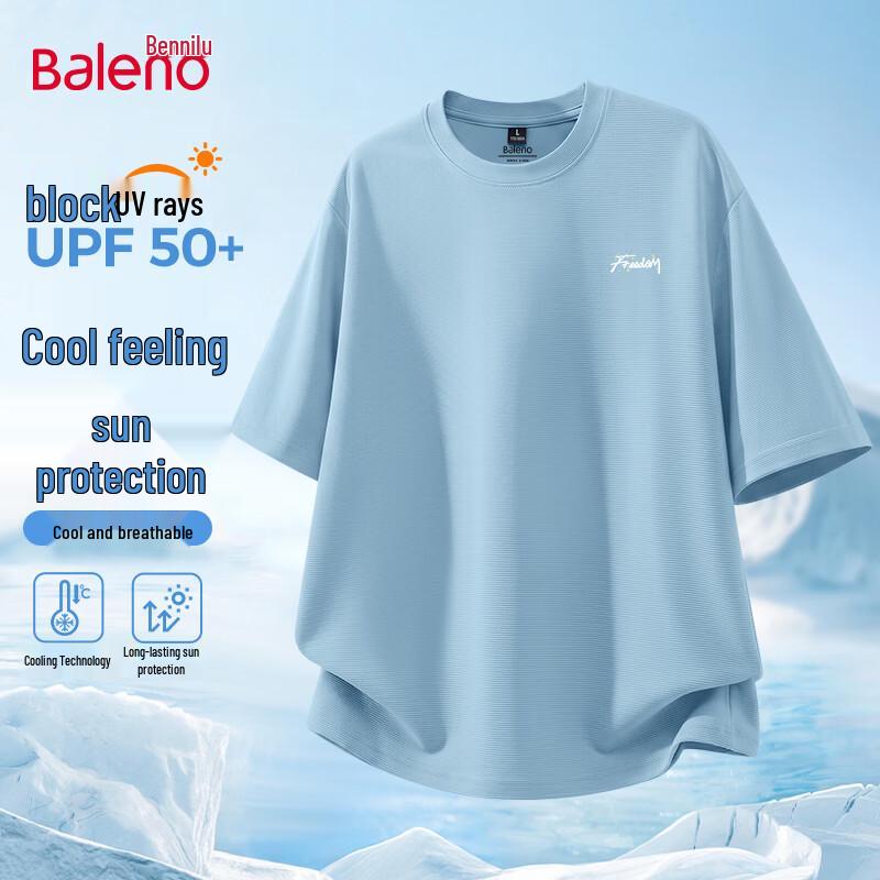 Baleno Men s UPF50+ Ice Cool Breathable Short Sleeve T-shirt XL