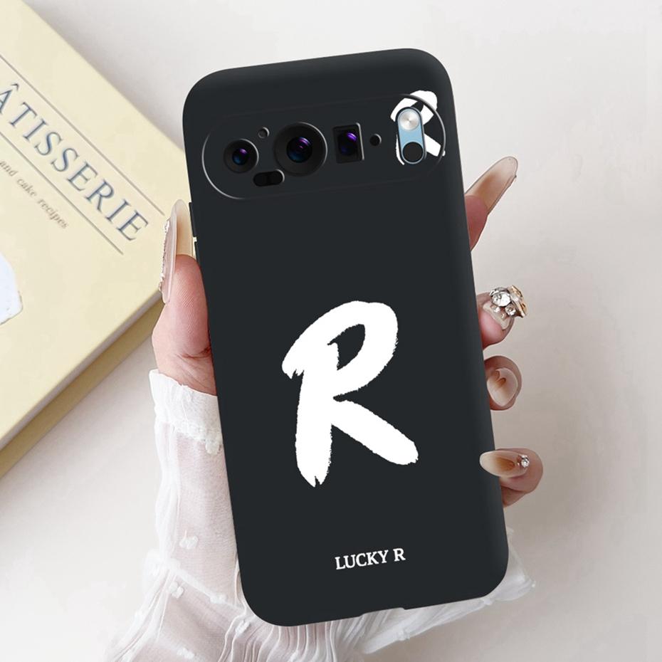 New Fashion Letter Phone Case For Google Pixel 9 Pro 9A Soft Silicone Shockproof Cover For Google Pixel9 9A 9Pro Cases Bumpers