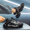 Sandali da Papà Uomo Abbigliamento Outdoor Punta Traforata Antiscivolo alla Moda Sportivi da Spiaggia Scarpe con Foro