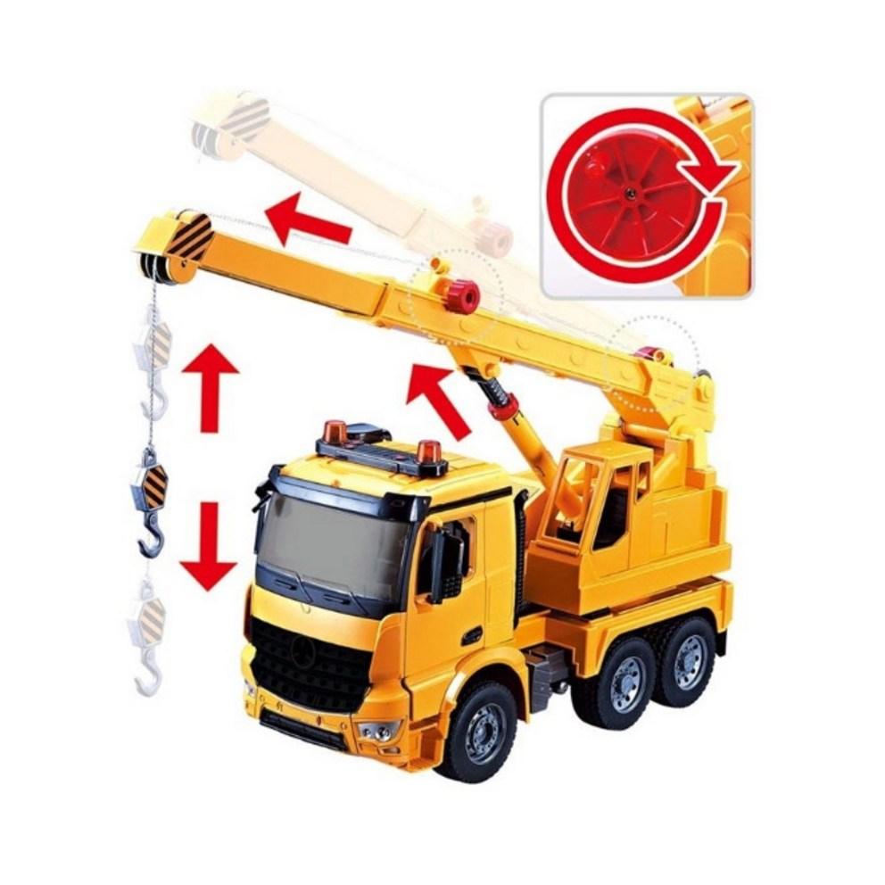 Barnieland Atlas Crane Truck Toy, Mixed Colors, 1pc