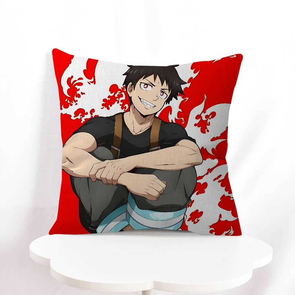 S-Shinra Kusakabe Kissen Geschenke Heim Büro Einrichtung Schlafzimmer Sofa Auto Kissenbezug Hülle 45x45cm