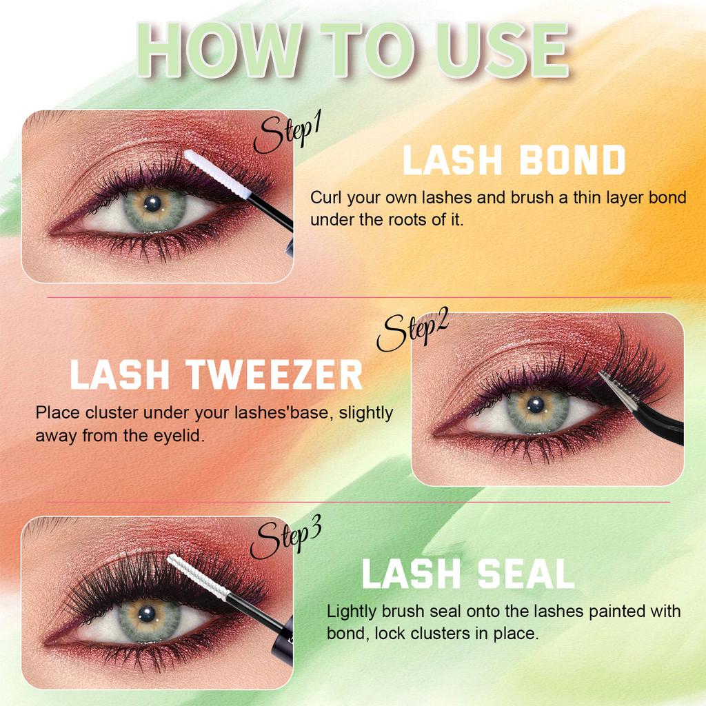 150 Tufts Of D-Song Single Tufts Of False Eyelashes 8-18Mmdiy Segmented Grafting Of Thick Eyelashes