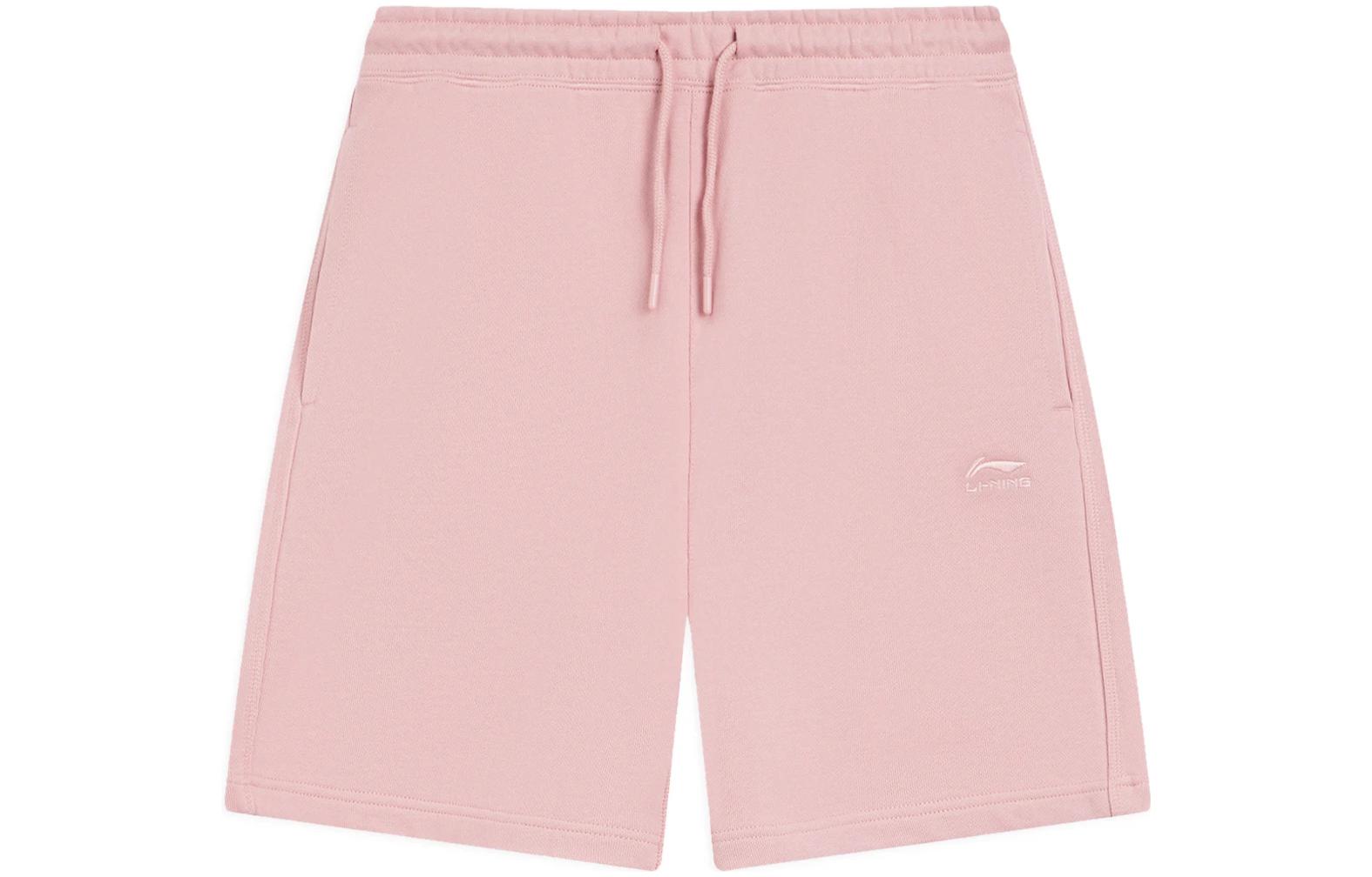 Li Ning Casual Shorts Men s Soft Matte Pink AKSS629-8 M