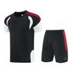 Mens Short Sleeve Tracksuit Running Basketball Soccer Training Workout Sportswear