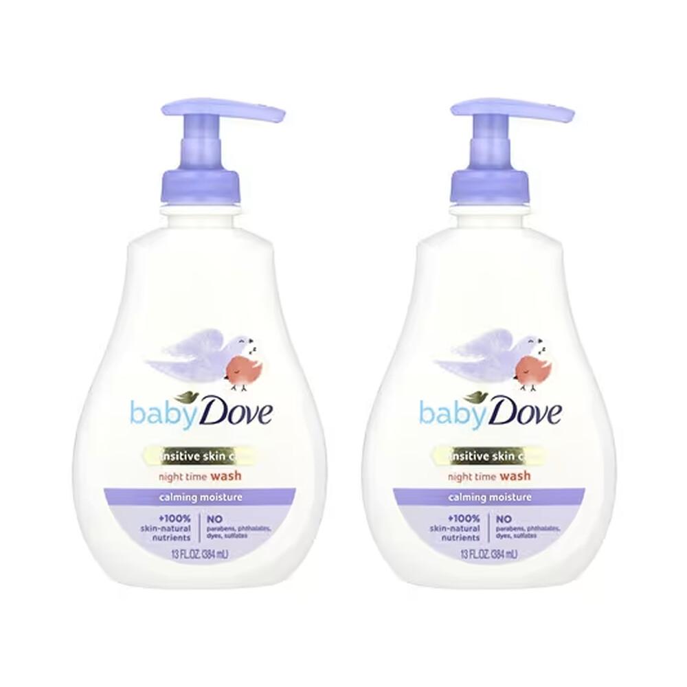 

Dove Baby Ночное средство для мытья с головы до ног Успокаивающие ночи, 13 жидких унций (384мл) - 2-Pack 384ml - 2 ea