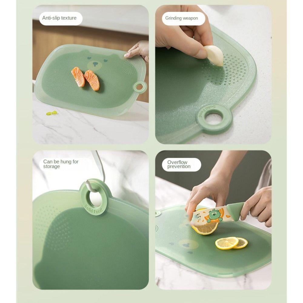 Plastic Cutting Board Anti Slip Chopping Block New Kitchen Tools