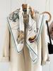 88x88cm 100% Mulberry Silk Twill Scarf Luxury Oversized Square Shawl Elegant Women's Wrap for Spring Summer