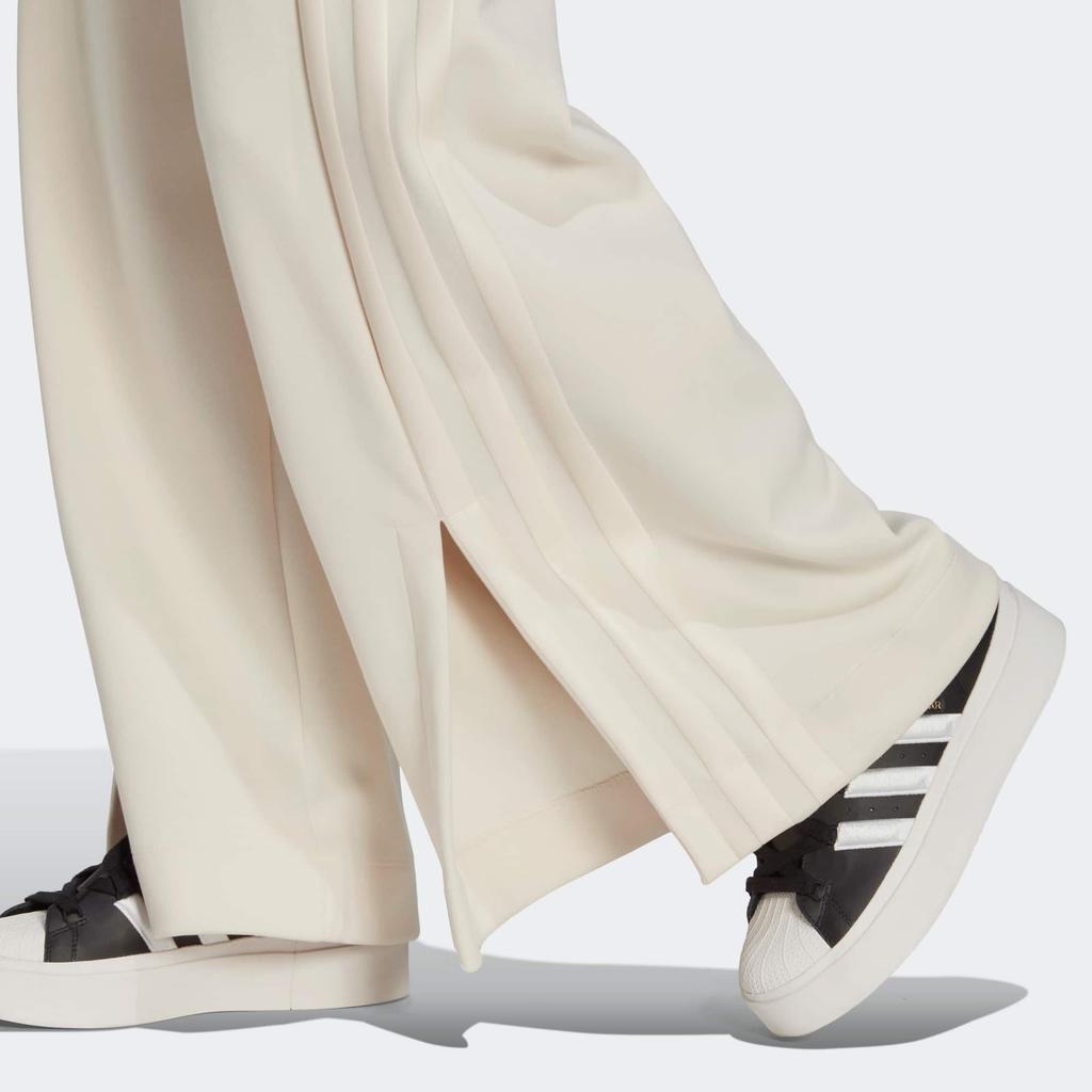 Adidas Originals Classic Retro Wide Leg Sports Pants Women Bottoms Off-White HM1729
