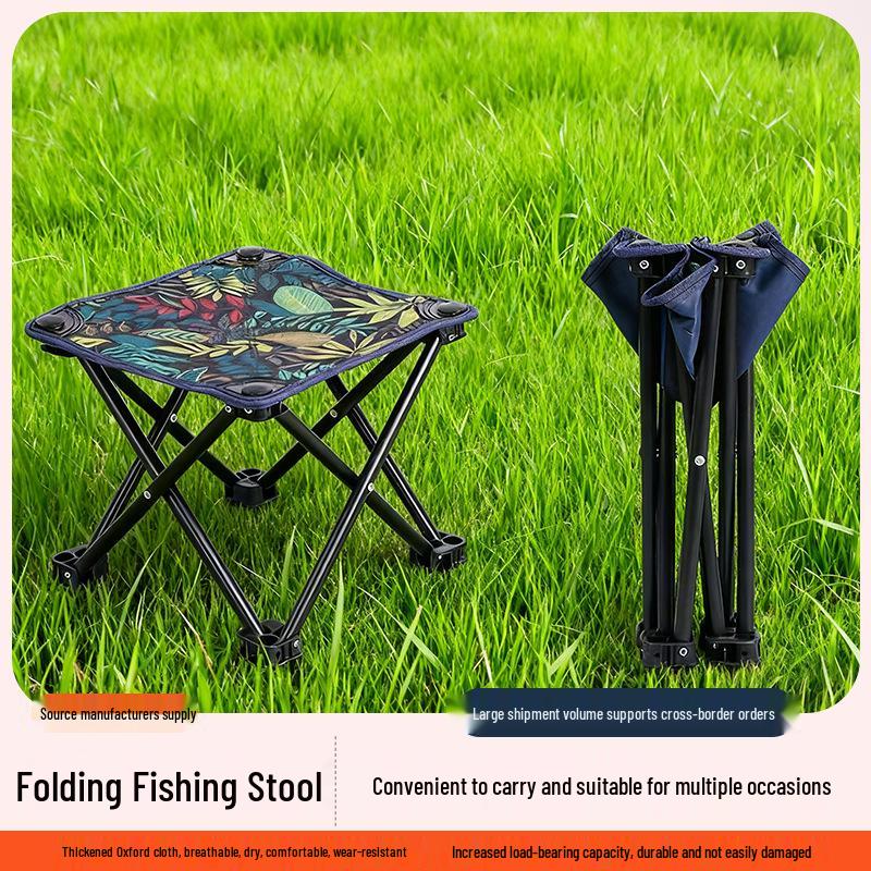 Portable Outdoor Folding Chair for Camping, Fishing, Art Sketching, and Leisure