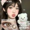 FUNSACHY 2 st Naturliga Kontaktlinser för Ögon Färgade Blå Kontaktlinser Grå Vacker Pupill Grön Lins Ögonmakeup Koreanska Linser