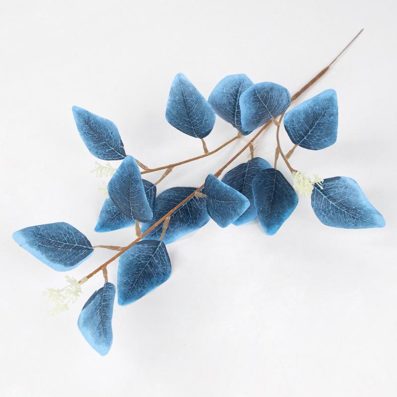 3 Forks with Fruit Eucalyptus Leaves, Green Plants, Eucalyptus Apple Leaves, Wedding Flowers, Leaf Materials, Home Decoration Ornaments