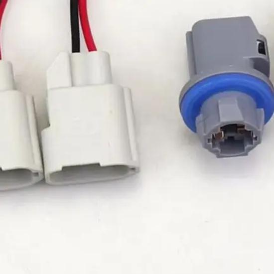 1Set Rear License Plate Light Socket W/2 Way Female Wiring Replacement For Ford F81Z-13411-AA Car Accessories