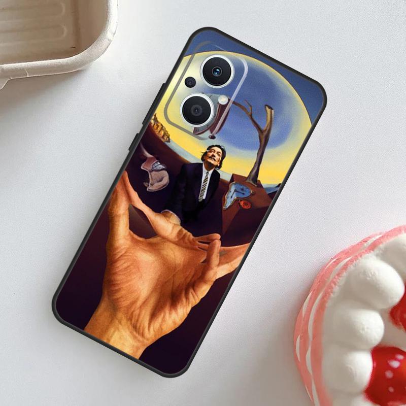 Salvador Dali Art Case For OPPO Reno 10 Pro 11F 4Z 5Z 8T 4 5 6 7 8 Lite OPPO Find X2 X3 Neo X5 X6 Pro Cover