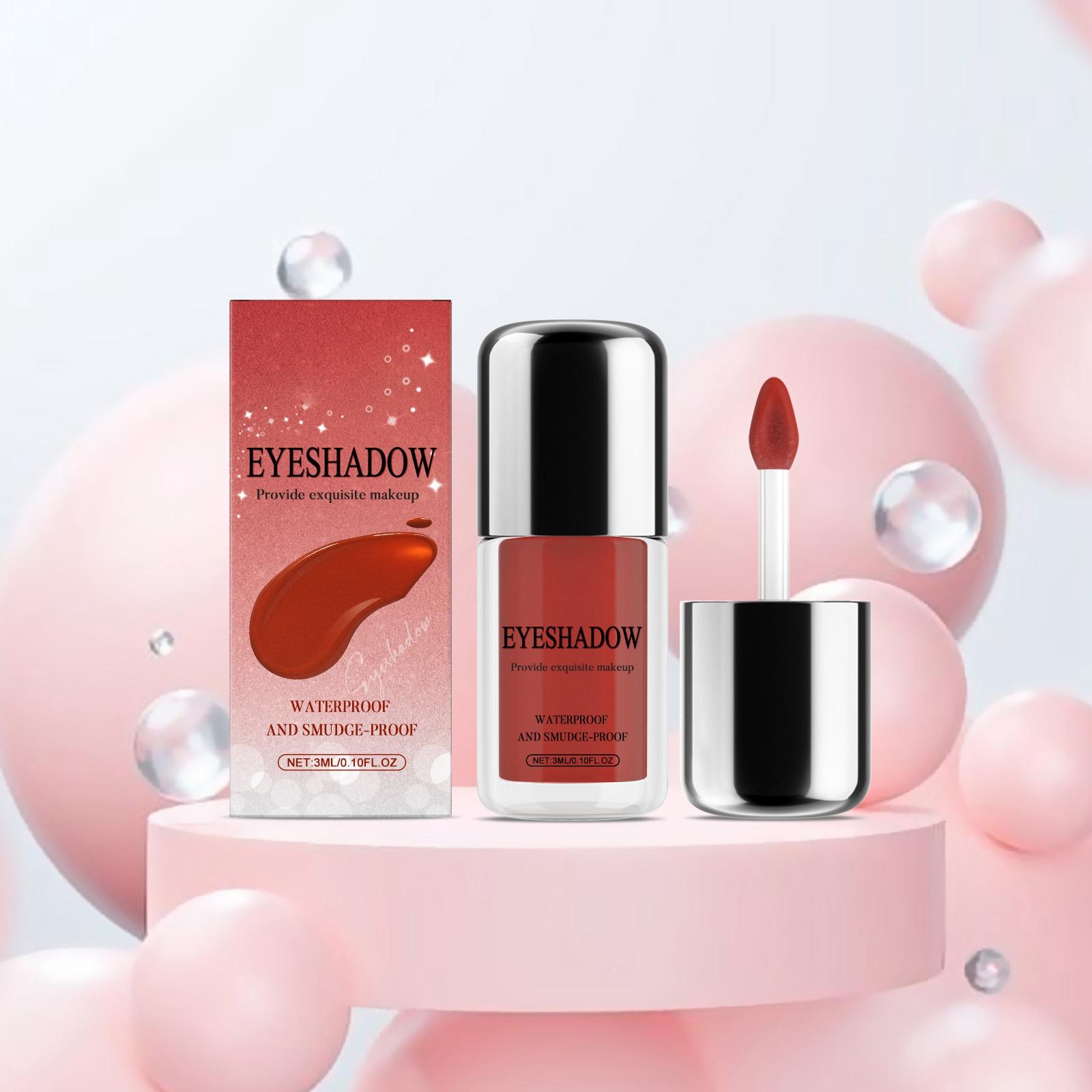 

Liquid Eyeshadow Nude Powder Eyeshadow Fine Texture, No Powder Flying, Long-lasting Eye Makeup Multi-Use Eyeshadow,3ml One Size