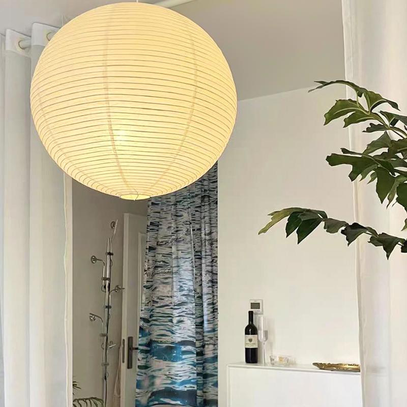 1PC Pendant Lamp Shade Minimalist Hanging Lamps Lantern Ball Paper Lantern Light Artistic Paper Art Lampshade Japanese 30/40cm